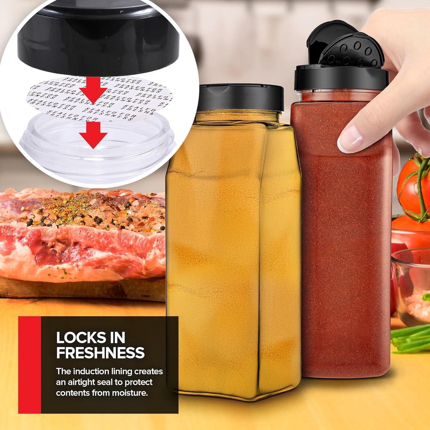 Paquete de 6 frascos de especias 0.95L Stock Your Home