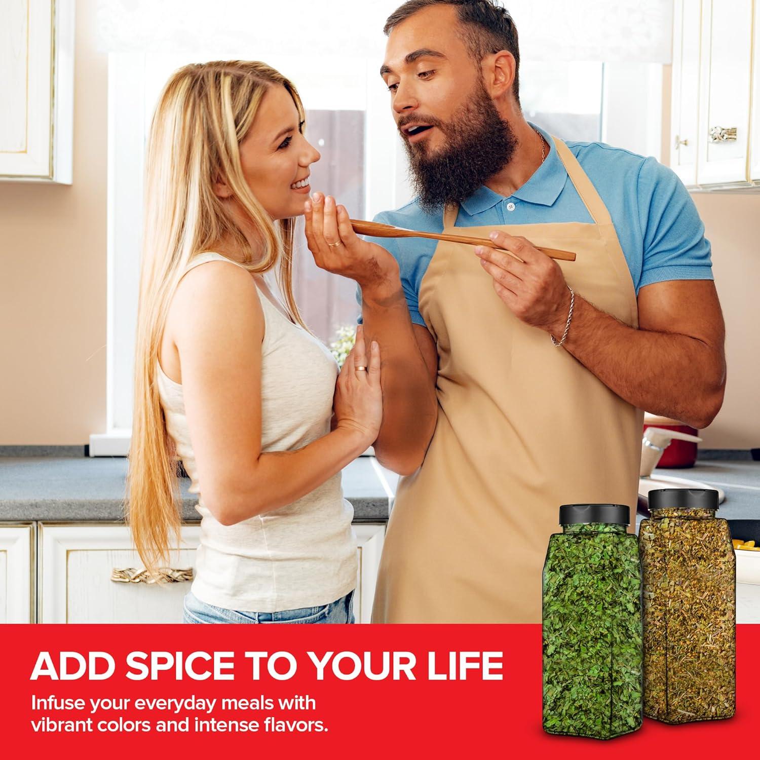 Paquete de 6 frascos de especias 0.95L Stock Your Home