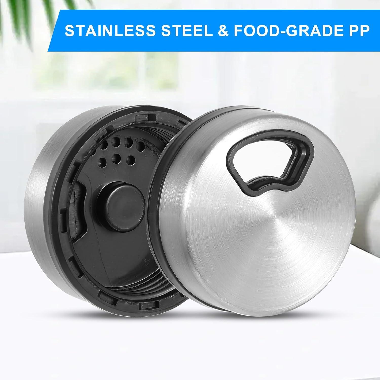 Juego de 6 tarros de especias de vidrio MAQUITA 207 ml