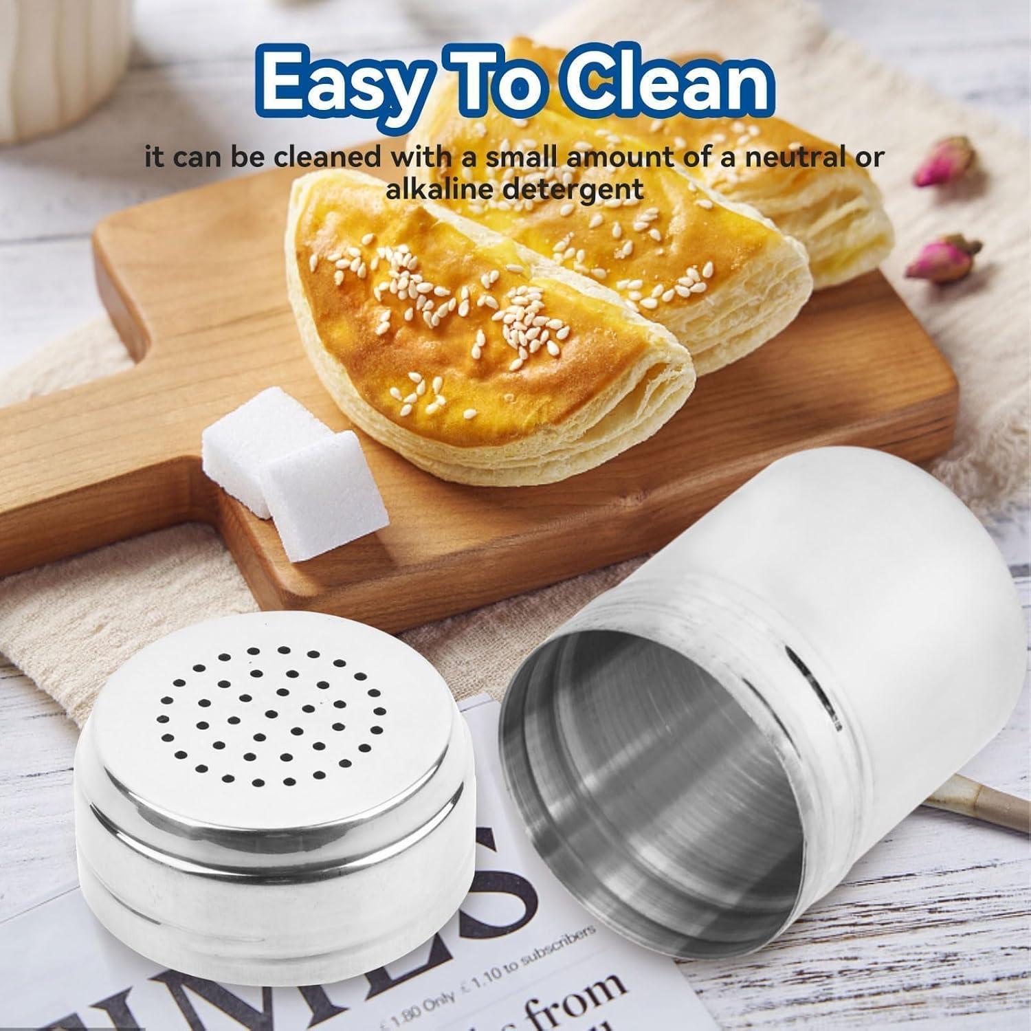 Tamiz de Azúcar en Polvo Beufee de Acero Inoxidable - Set de 2