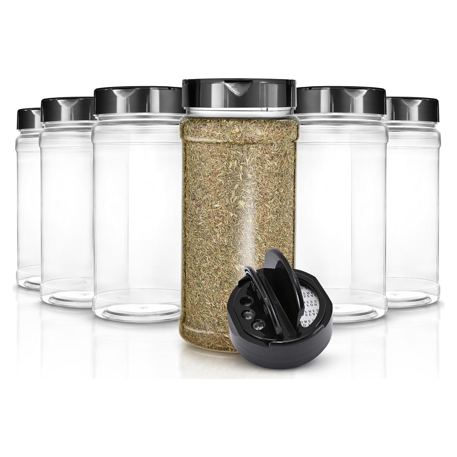 Paquete de 6 tarros de especias 473 ml Stock Your Home