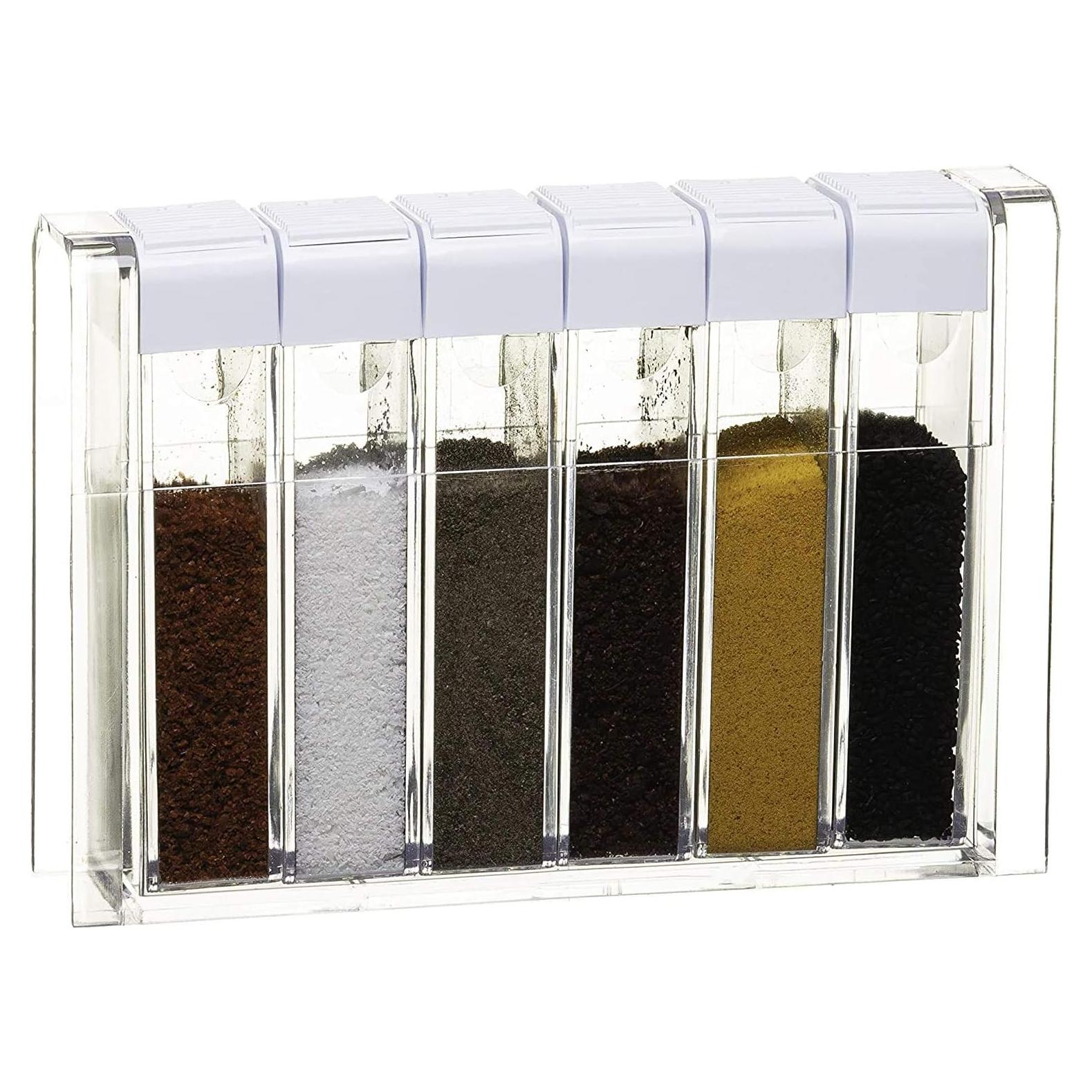 Set de 6 Tarros de Especias Portátiles Glittering Bazaar