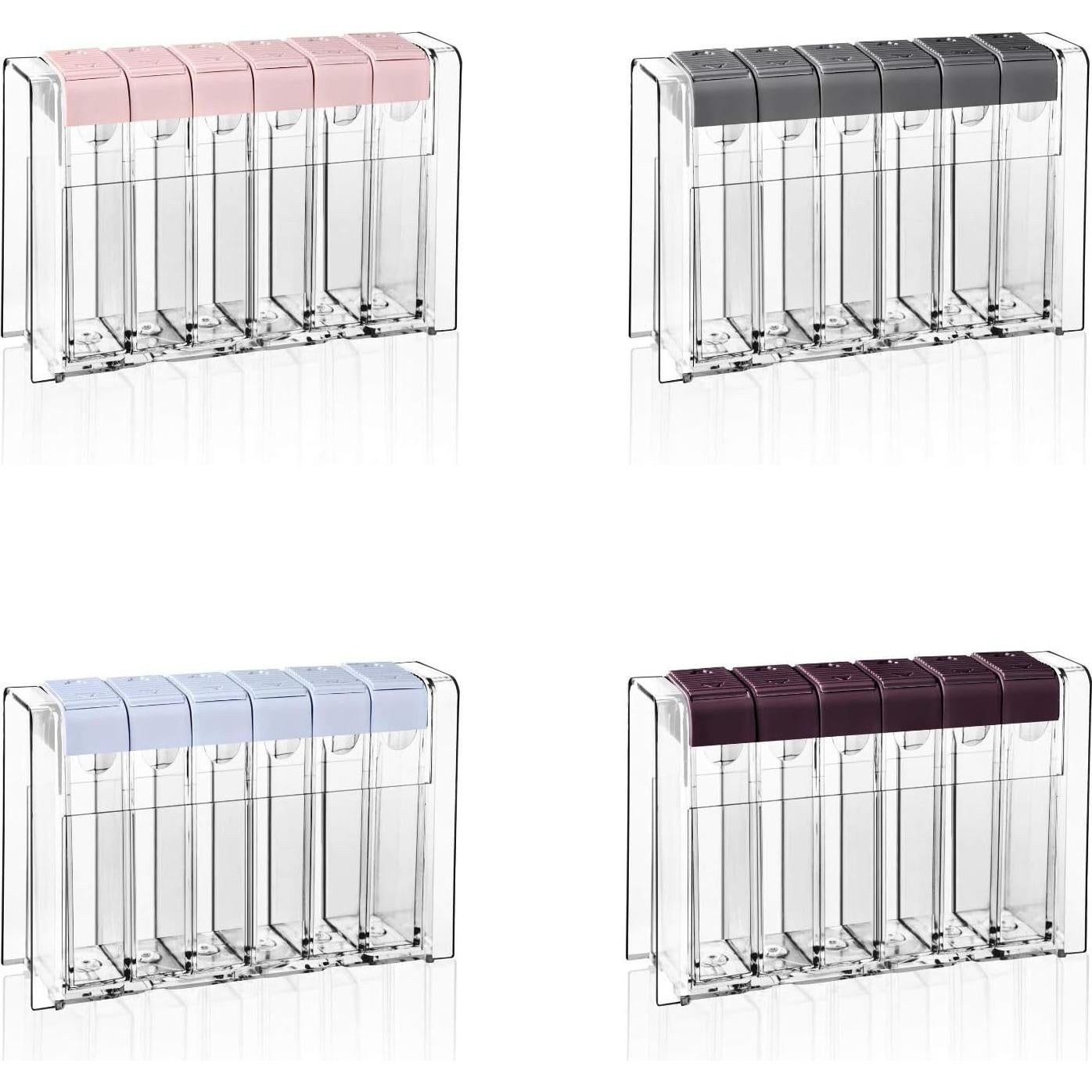 Set de 6 Tarros de Especias Portátiles Glittering Bazaar