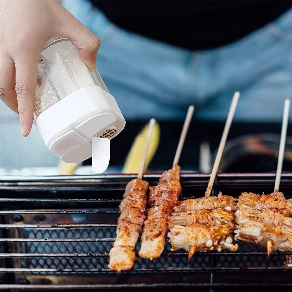 Contenedor de Especias 4 en 1 AKOAK - Blanco, 7.5 cm