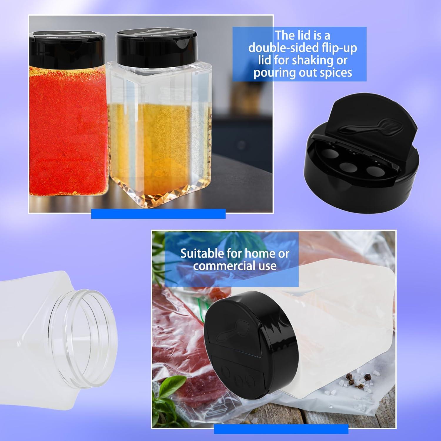 Paquete de 30 frascos de especias Medanera 250 ml claros