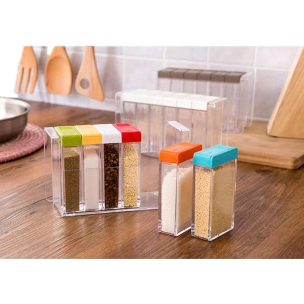 Set de 6 Tarros de Especias Windspeed con Bandeja - Portátil