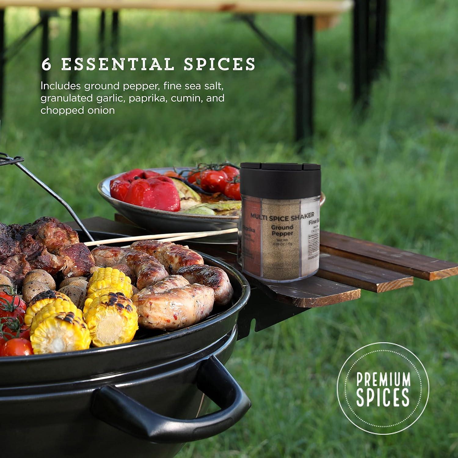 Contenedor Redondo de Especias Kamenstein 6 Compartimentos 10.2 cm