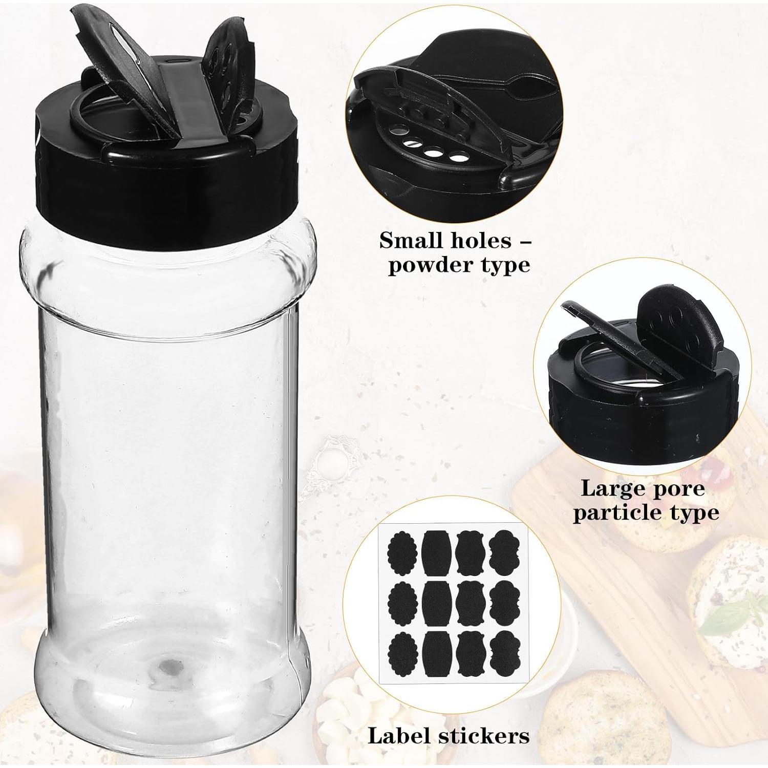 36 Tarros de Especias Plástico Wanmu 100ml con Dosificador