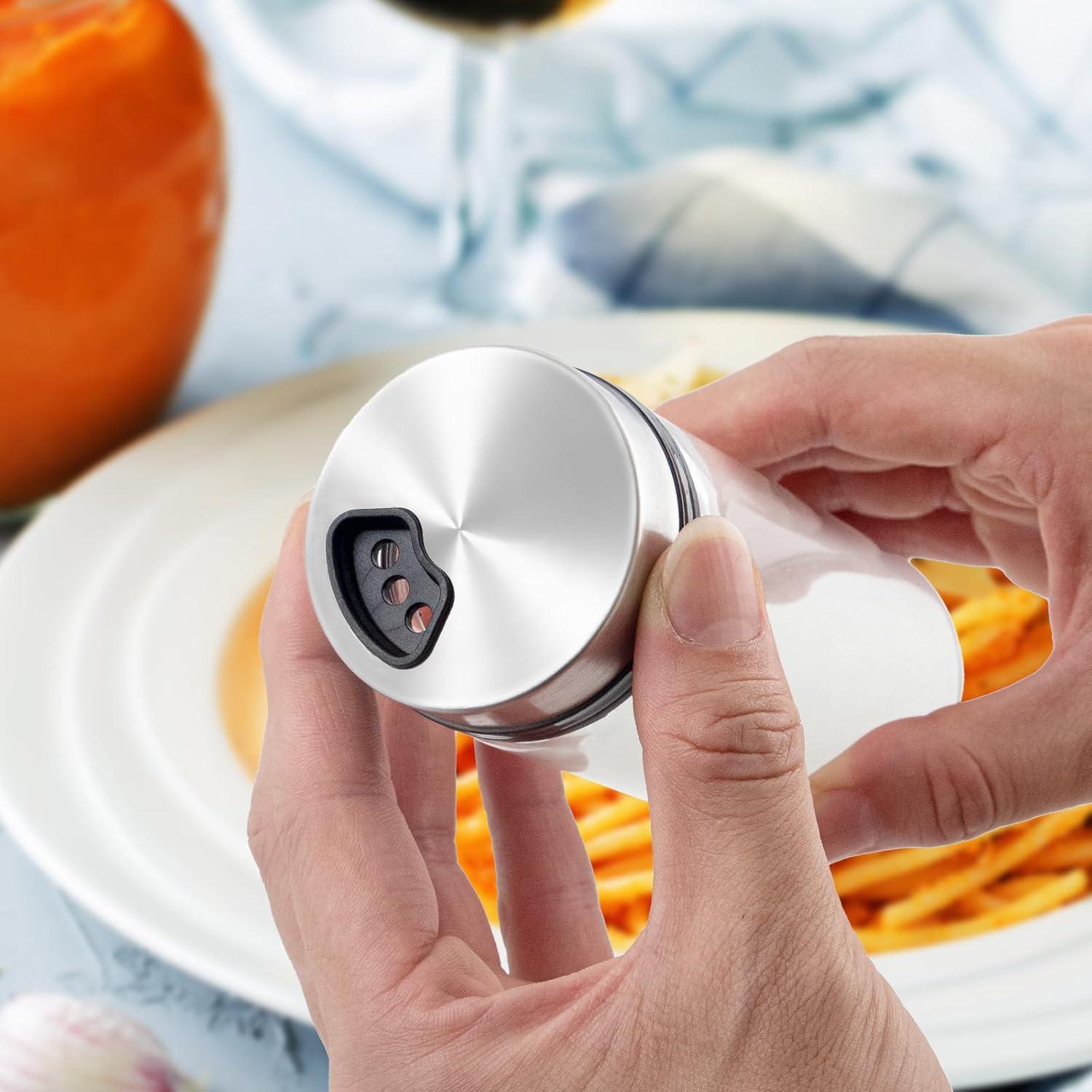 Juego de 6 tarros de especias de vidrio QUYLIXX 207 ml