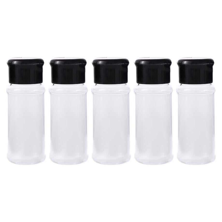 Kopida 5 Tarros de Plástico para Especias 100ml Sin BPA