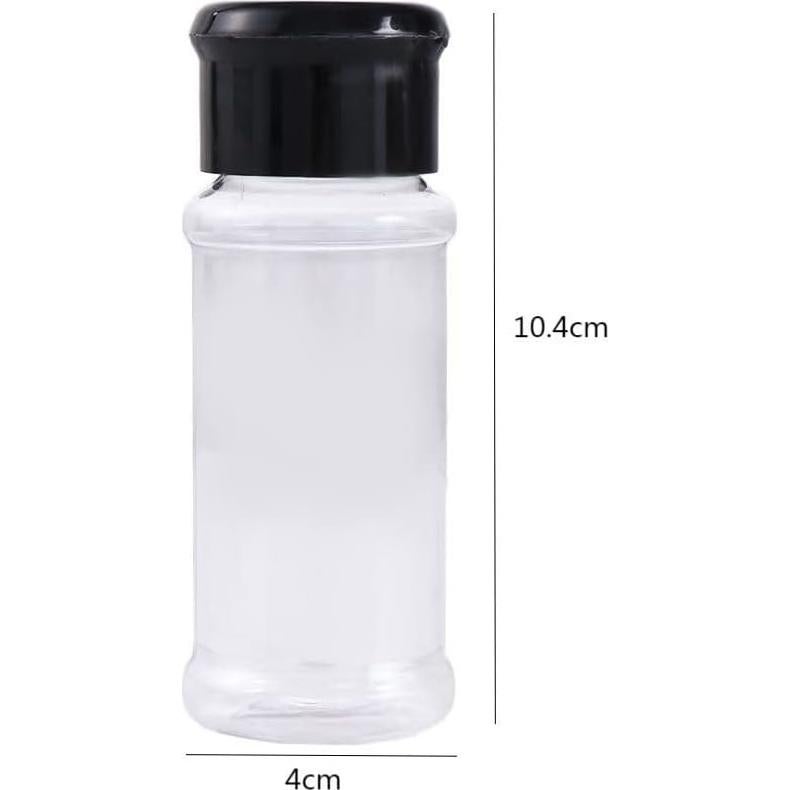 Kopida 5 Tarros de Plástico para Especias 100ml Sin BPA