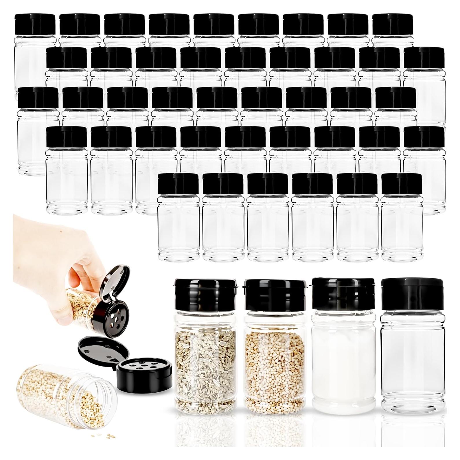 Paquete de 48 frascos de plástico para especias 80 ml Conagel