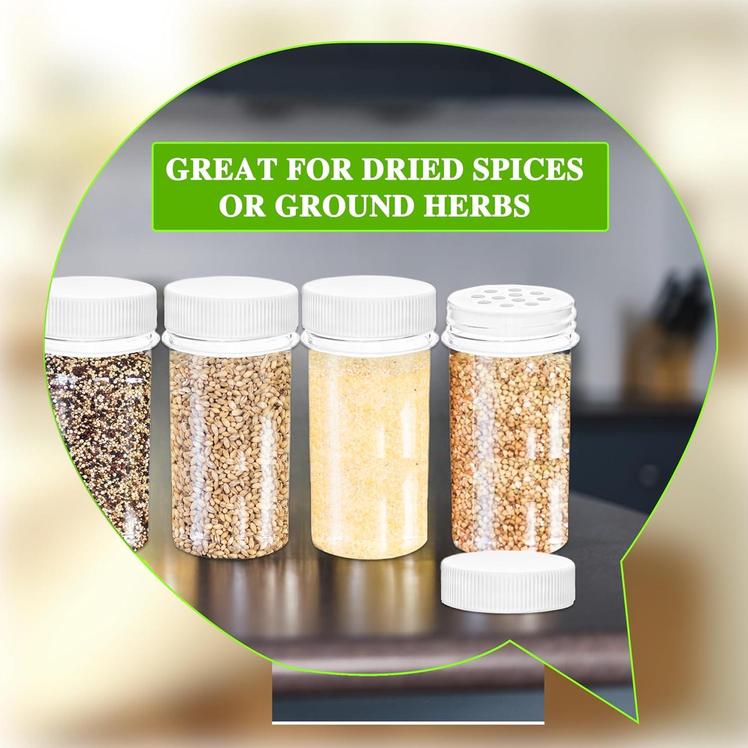 Paquete de 50 frascos de especias plásticos 30 ml Conagel