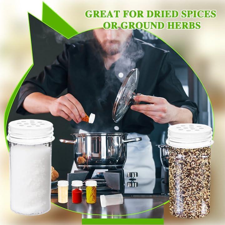 Paquete de 50 frascos de especias plásticos 30 ml Conagel