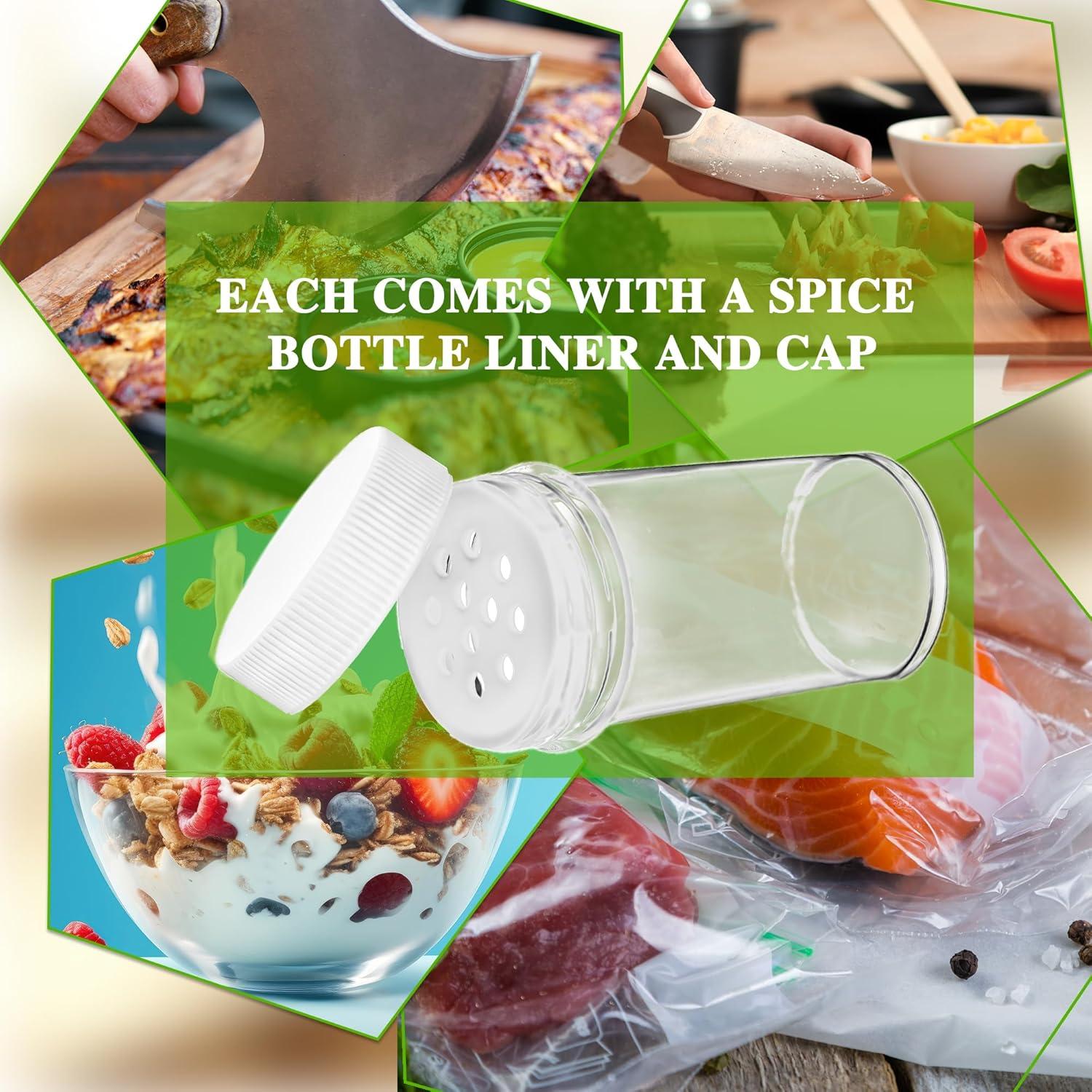 Paquete de 50 frascos de especias plásticos 30 ml Conagel