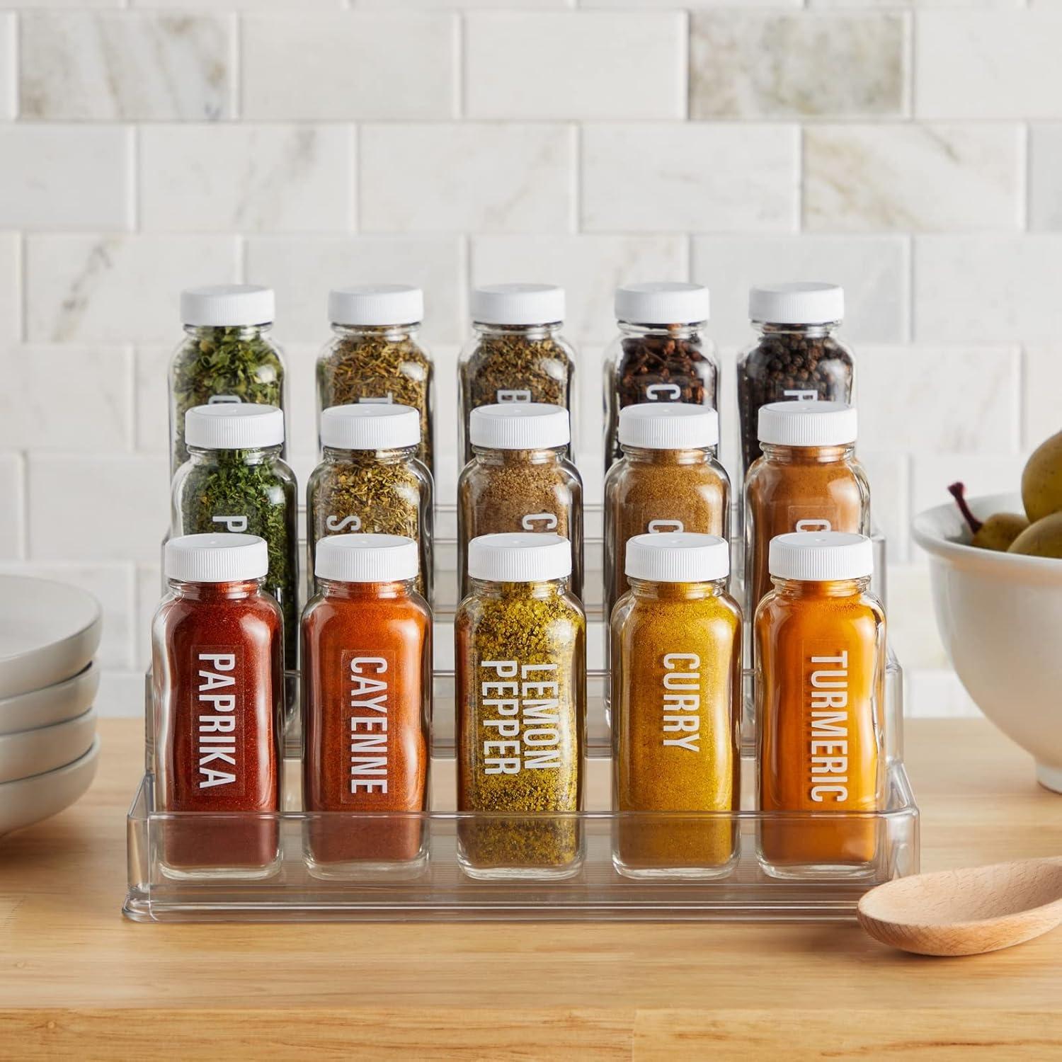 Etiquetas de Especias Cocina Talentosa - 134 Piezas Vinilo Blanco