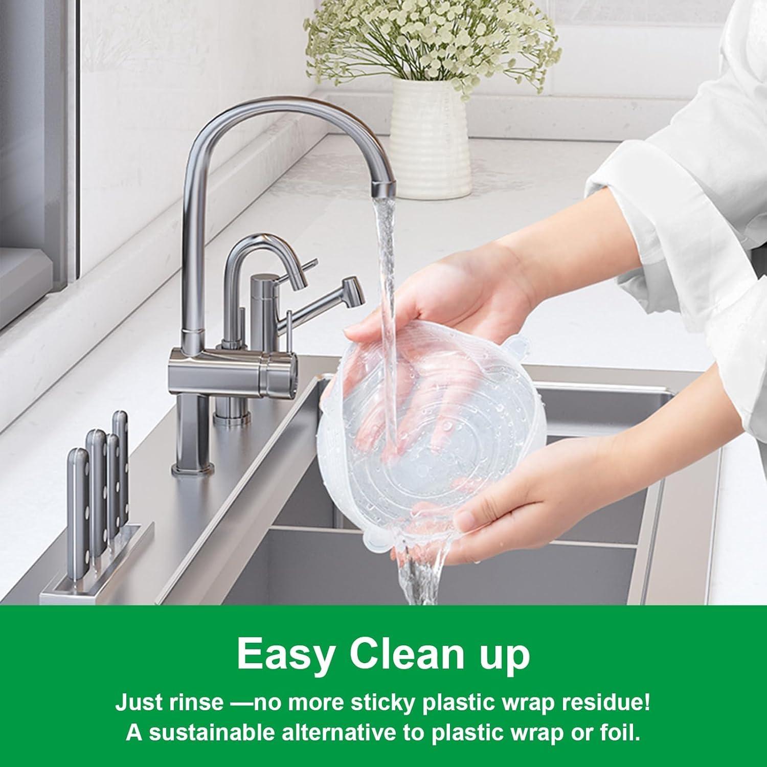 Tapas de Silicona Reutilizables Smrtcol - 12 Tamaños Flexibles