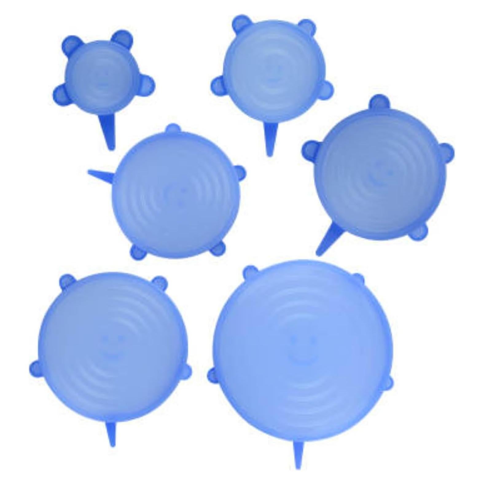 Tapas de Silicona Estirables Gadgetime USA - 6 Piezas