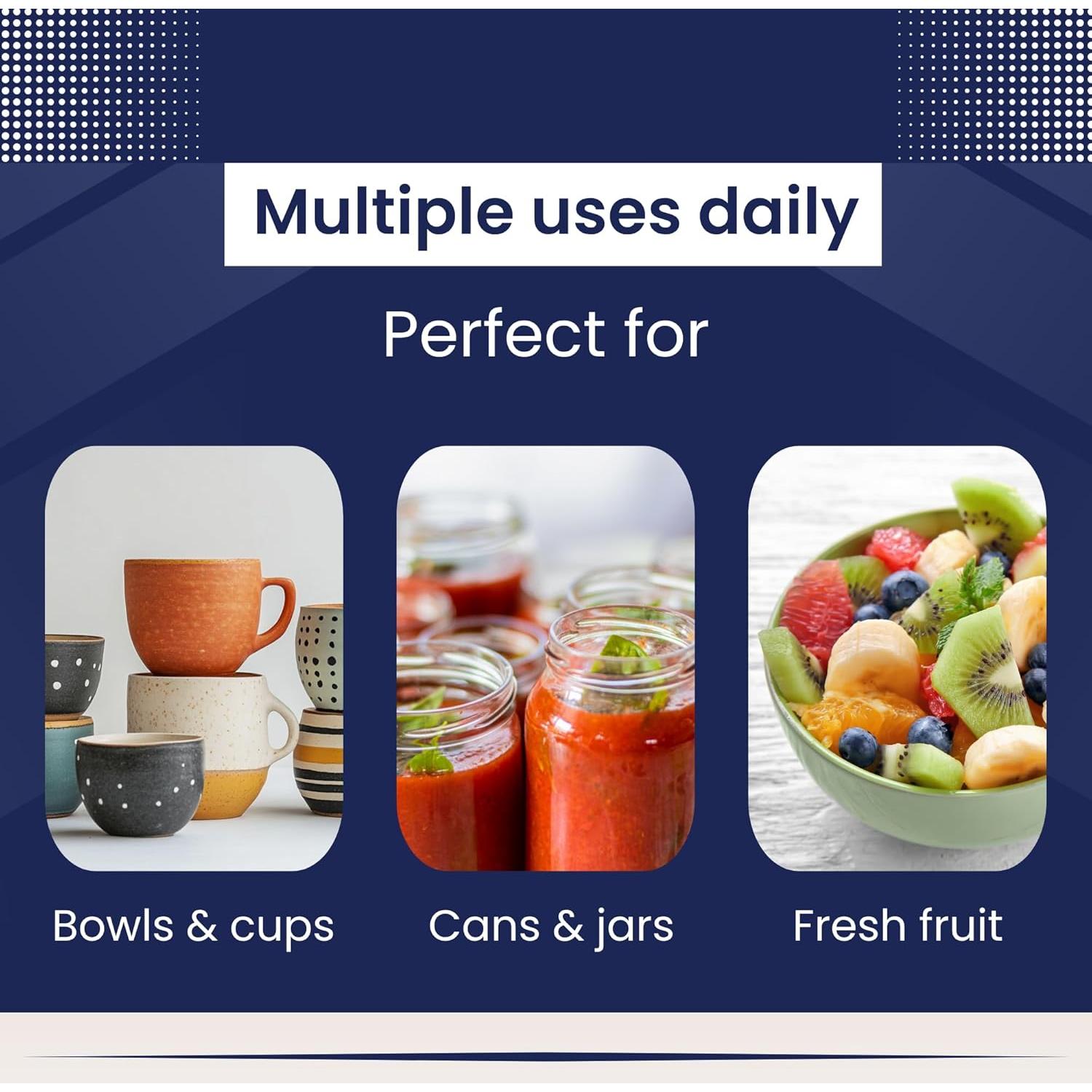 Tapas de Silicona Estirables Gadgetime USA - 6 Piezas