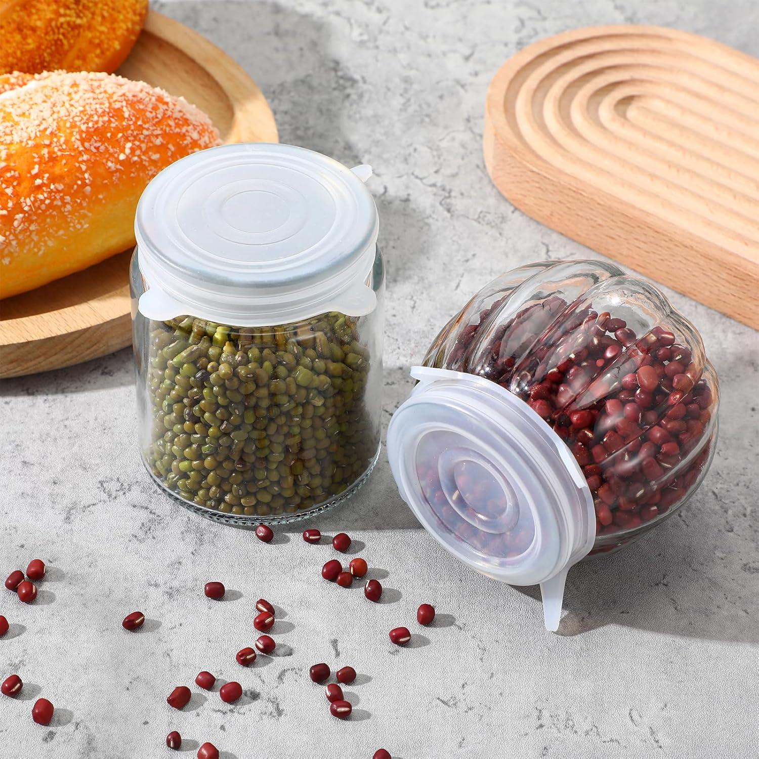 Tapa de Silicona Estirable Heclia 4.8 cm, Paquete de 8