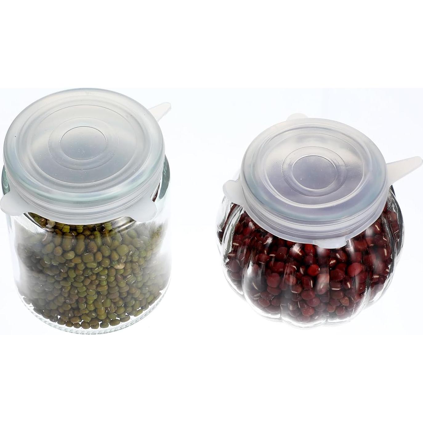 Tapa de Silicona Estirable Heclia 4.8 cm, Paquete de 8