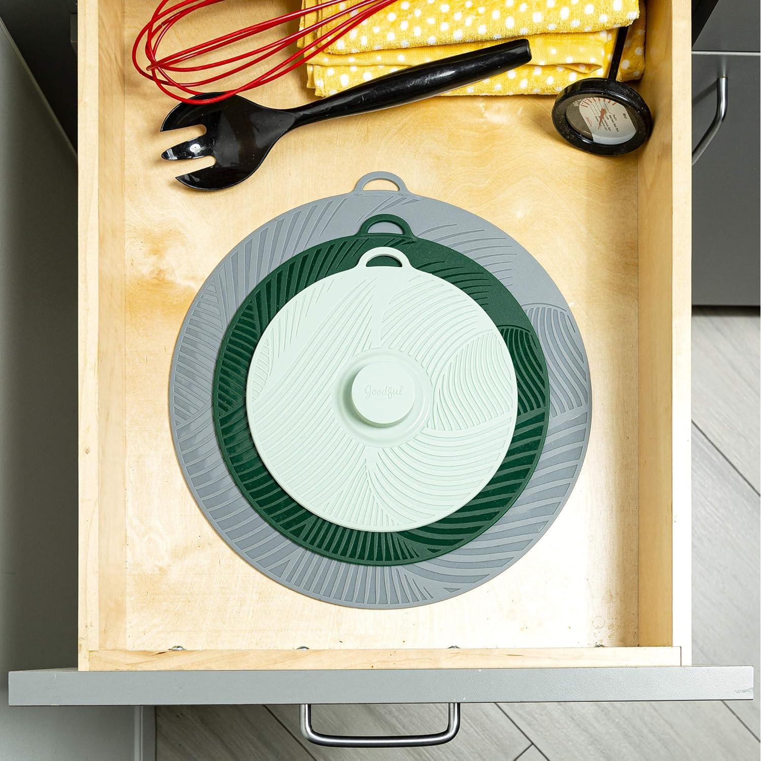 Tapa Universal de Silicona Goodful 3 Piezas Resistente al Calor