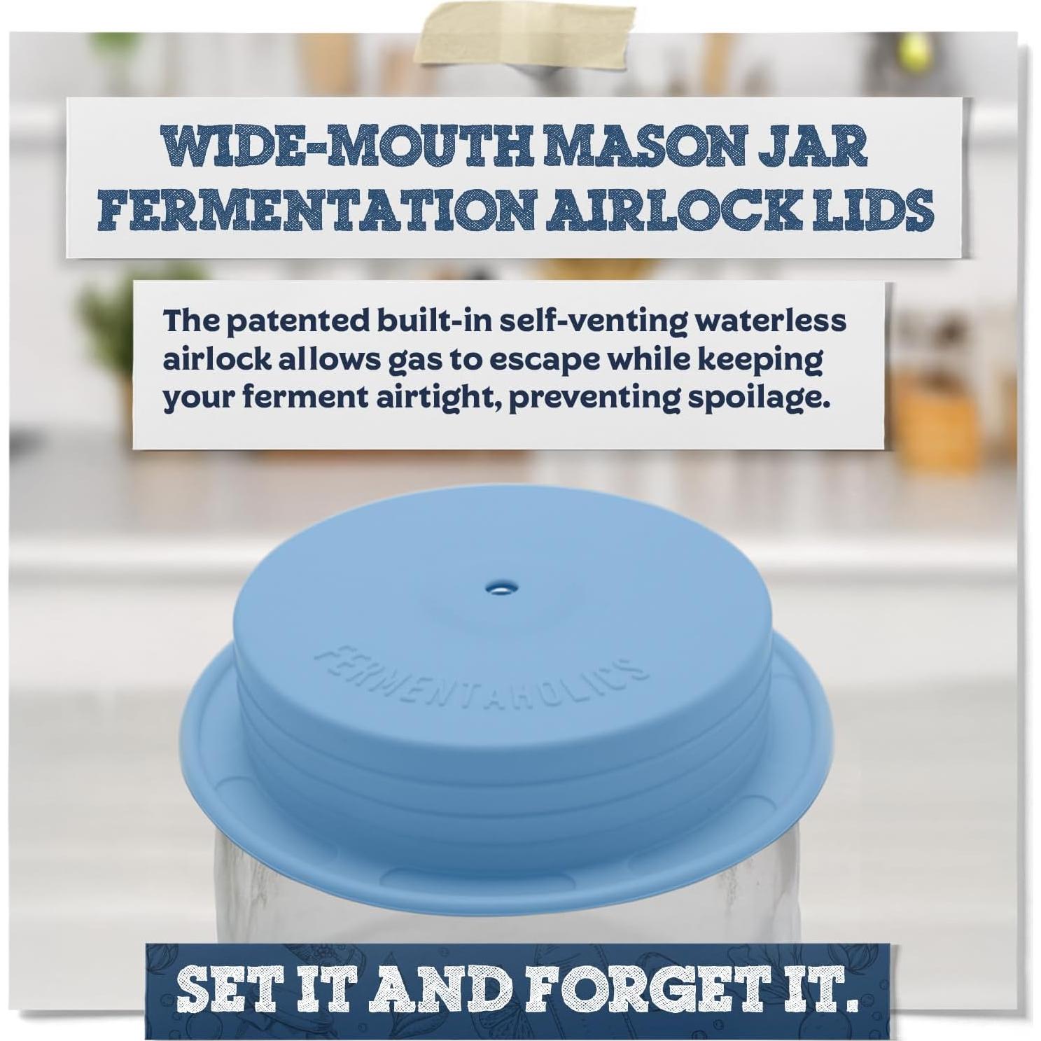 Tapas de Fermentación de Silicona Fermentaholics - 4 Piezas