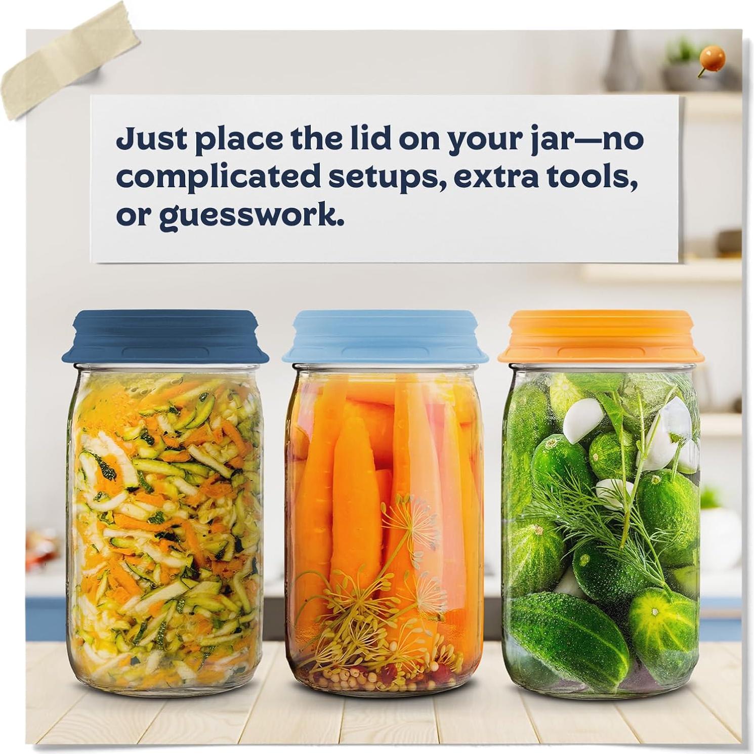 Tapas de Fermentación de Silicona Fermentaholics - 4 Piezas