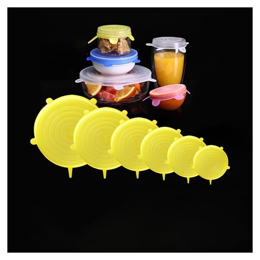 Tapas de Silicona Reutilizables Cielasis 6 Piezas 6-18.5 cm