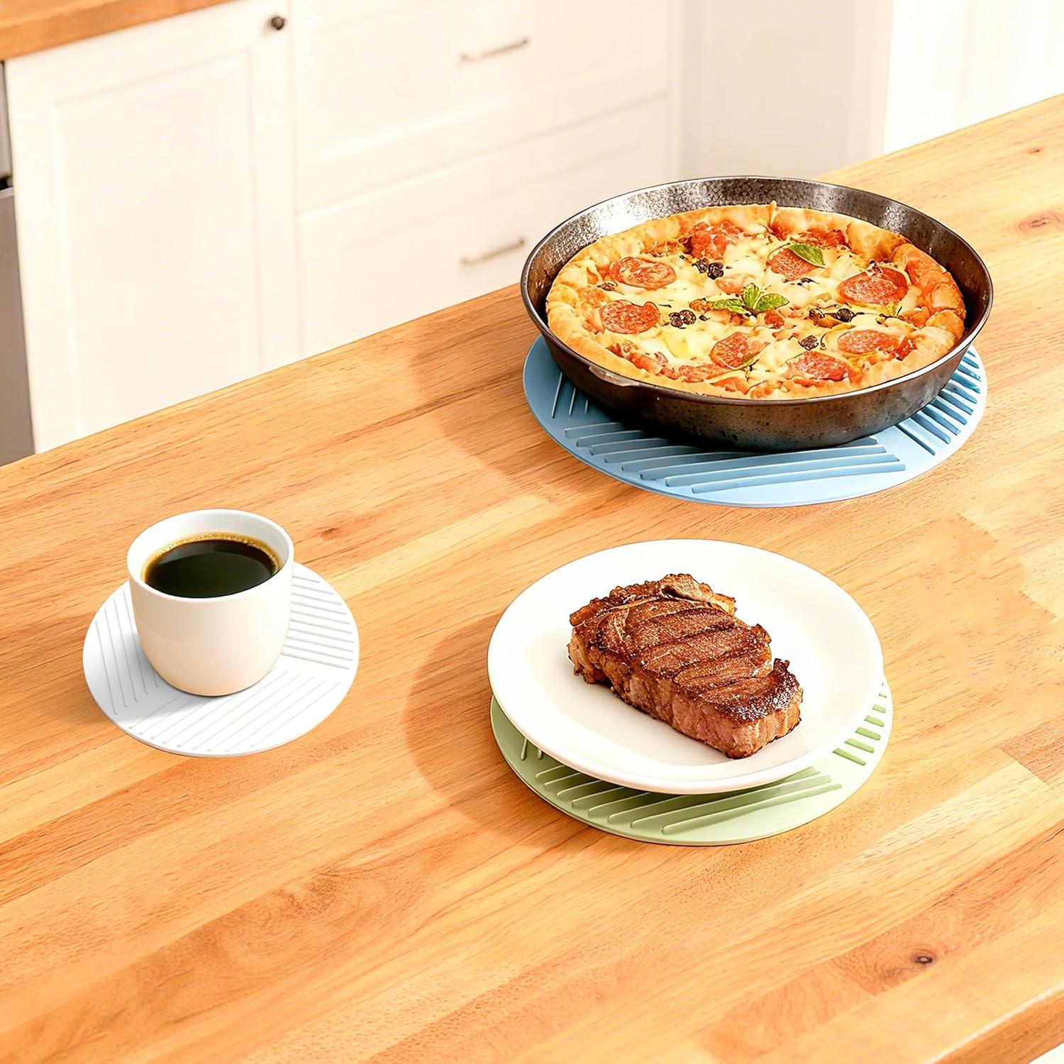 Tapas de Silicona 9 Piezas FINENUT, Resistentes al Calor