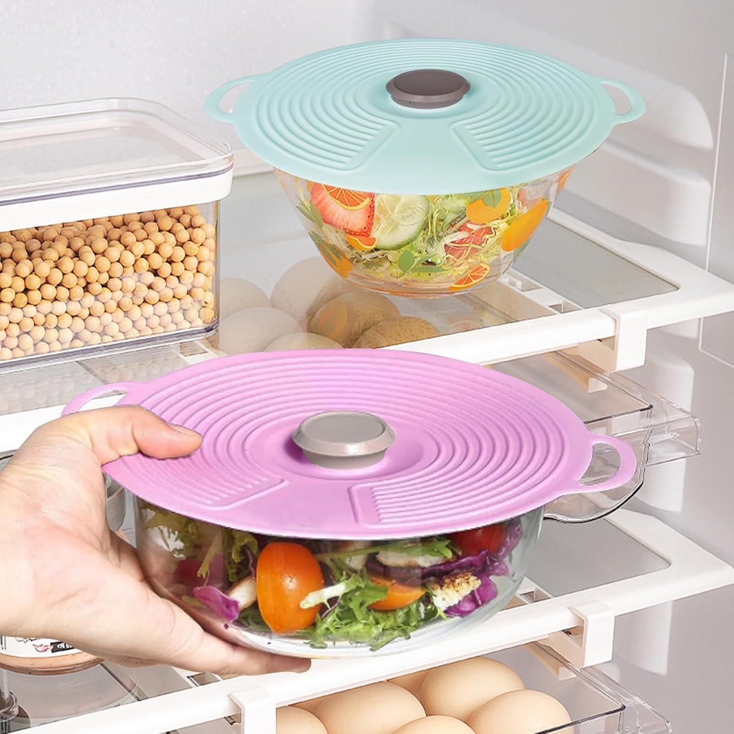 Juego de 5 Tapas de Silicona MIWOGA Multicolor 6-32 cm