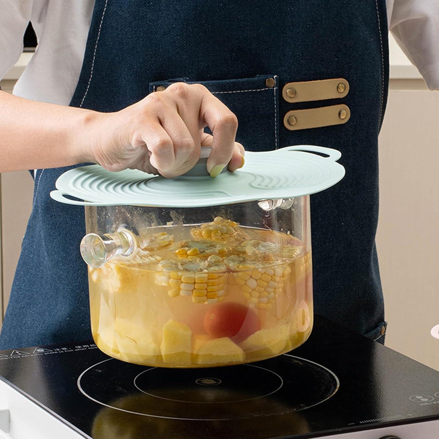 Juego de 5 Tapas de Silicona MIWOGA Multicolor 6-32 cm