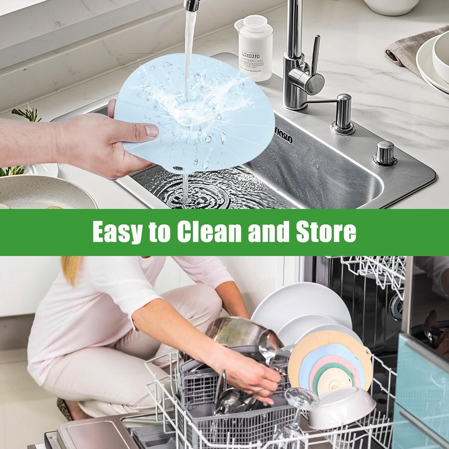 Juego de 9 Tapas de Silicona Daxiongmao - Resistentes al Calor