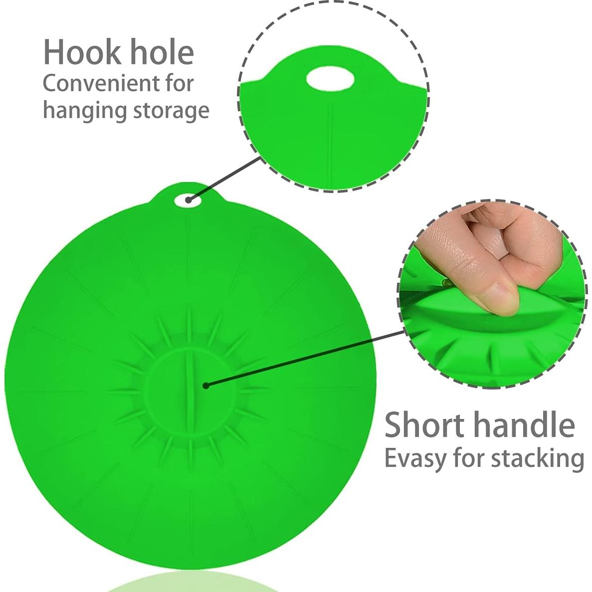 Paquete de 7 Tapas de Silicona Reutilizables Puideon