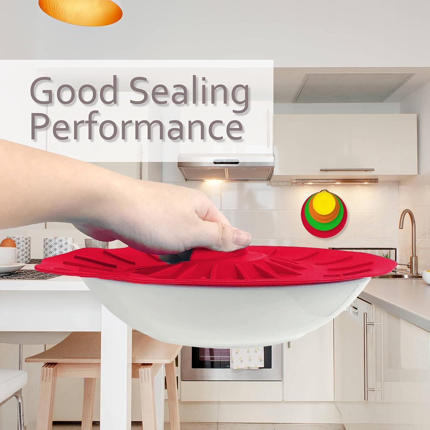 Paquete de 7 Tapas de Silicona Reutilizables Puideon