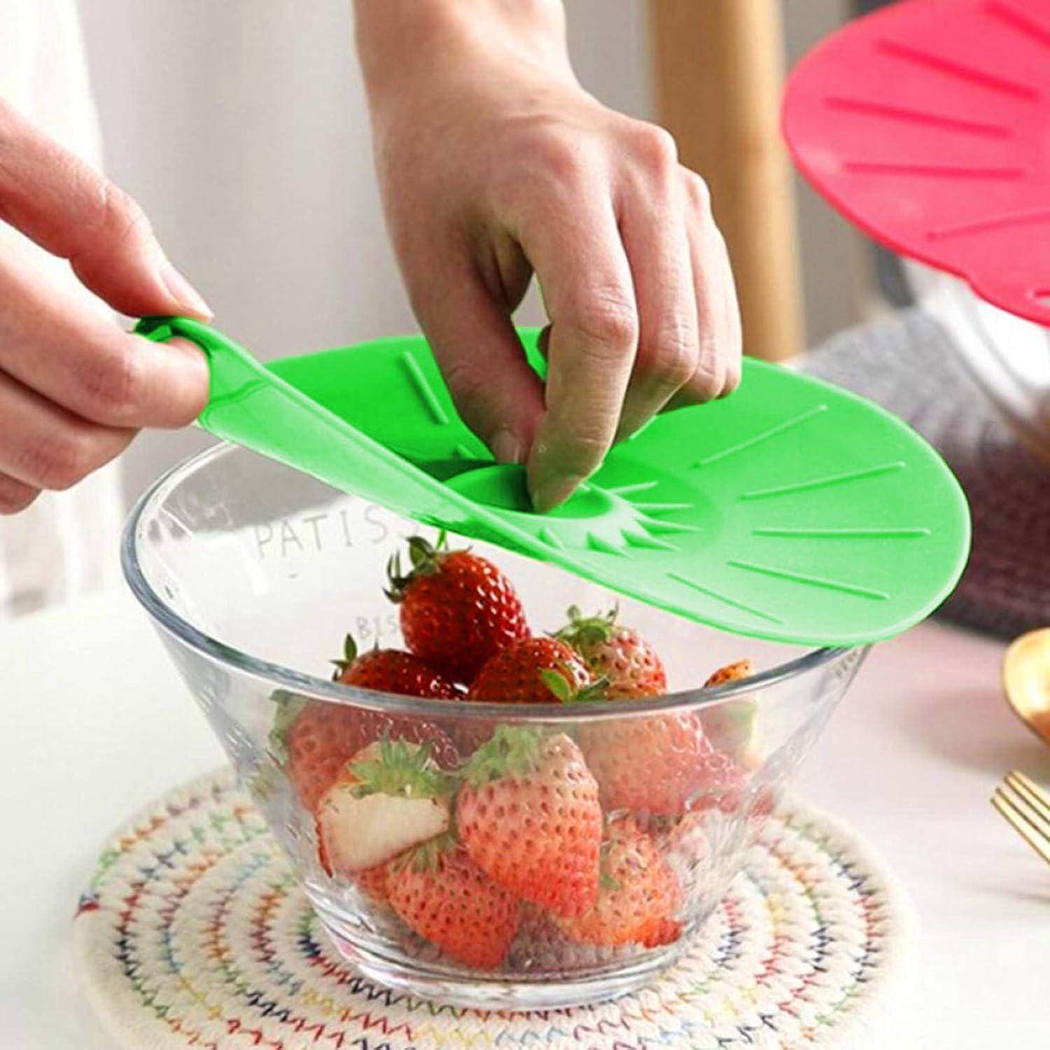 Paquete de 7 Tapas de Silicona Reutilizables Puideon