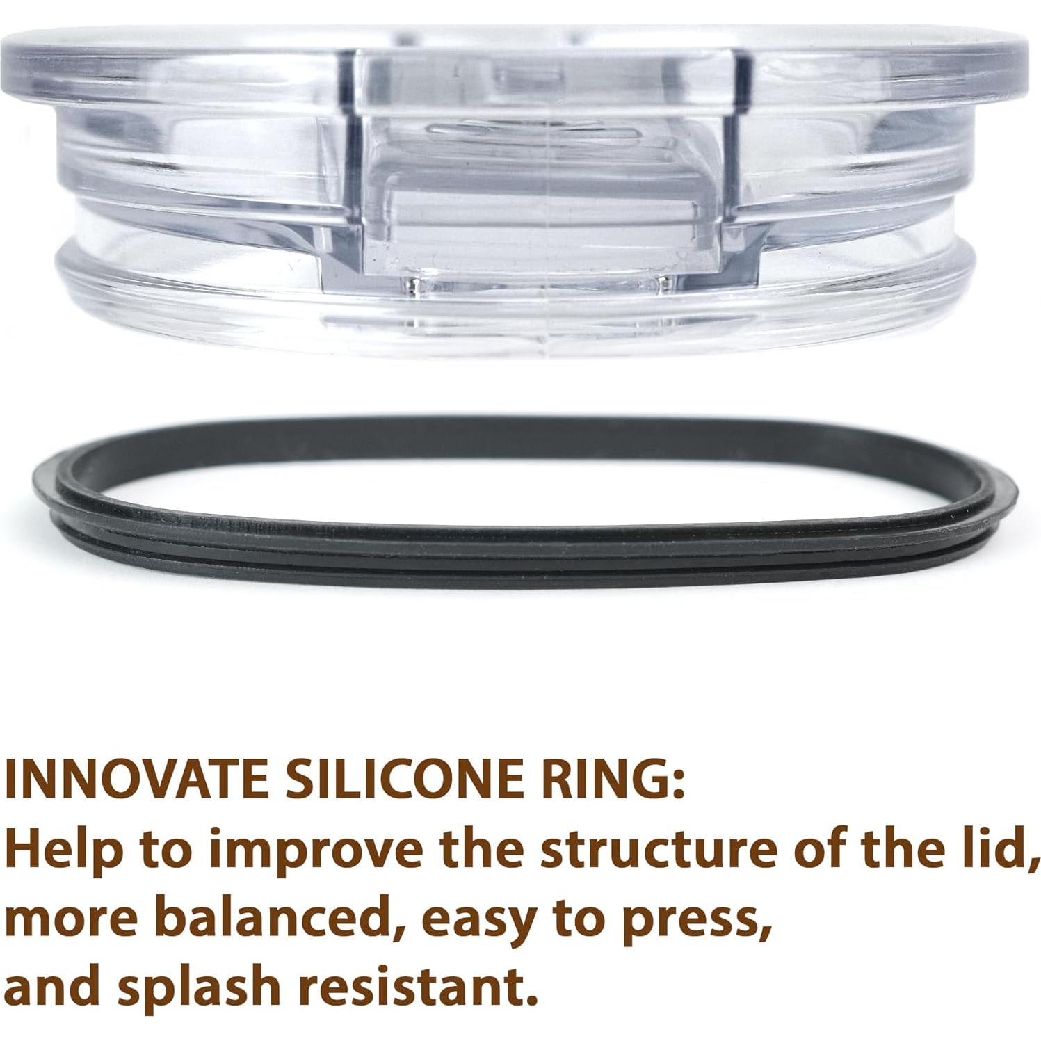 Tapa de Reemplazo OASSIE para Vaso de 20oz - Silicona Elástica