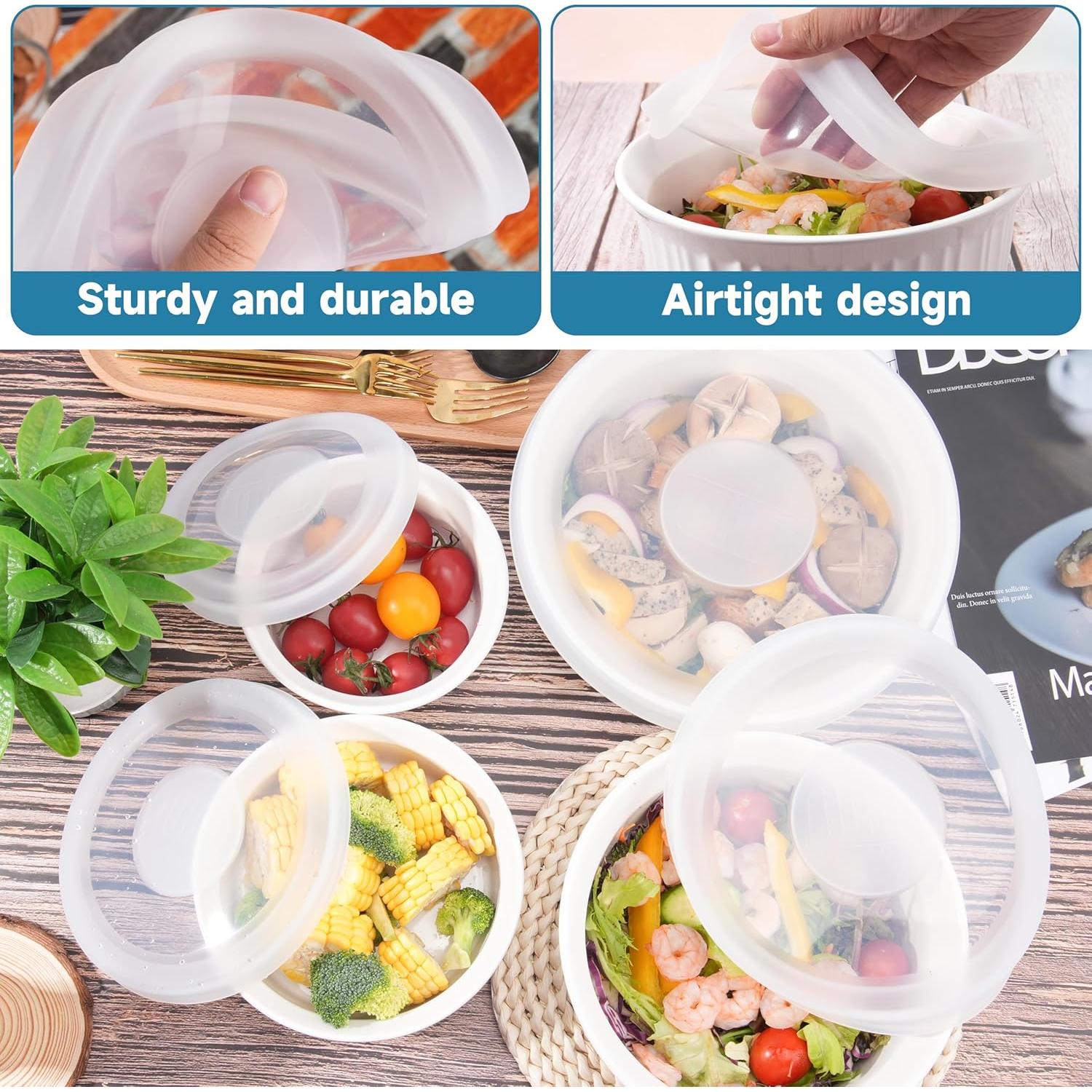 Tapas de Silicona Reutilizables Purekra para Plato Redondo 24 Oz