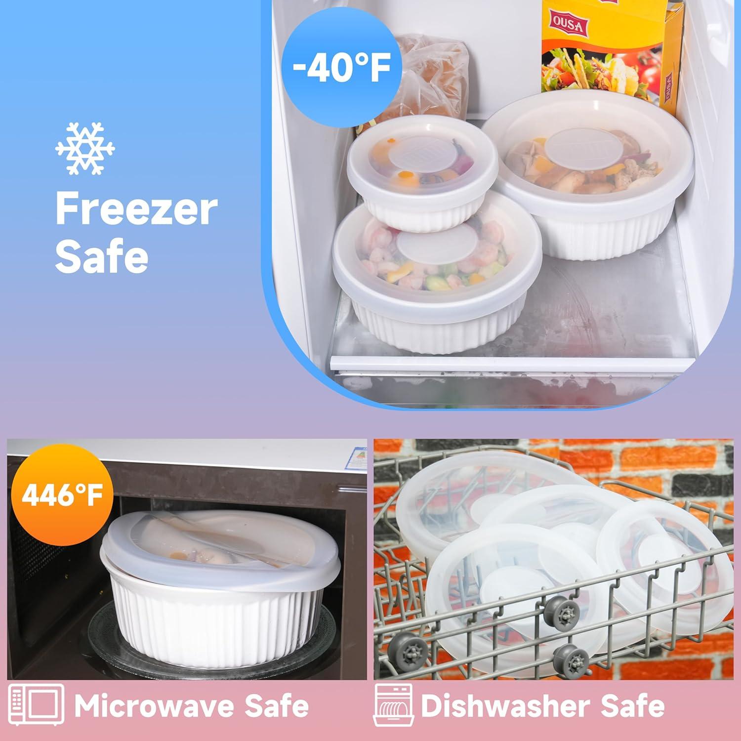 Tapas de Silicona Reutilizables Purekra para Plato Redondo 24 Oz