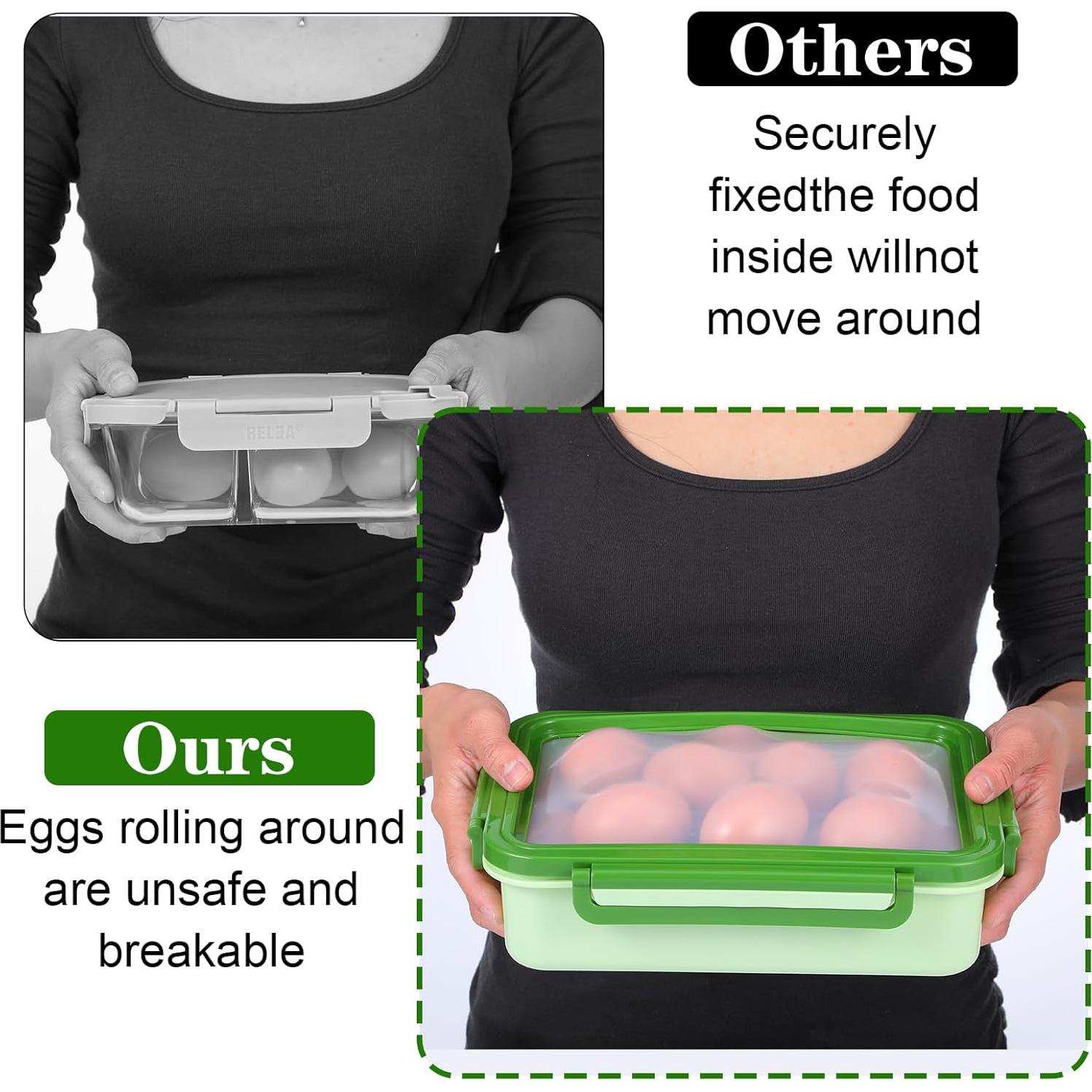 Juego de 2 Recipientes Herméticos de Silicona para Frutas