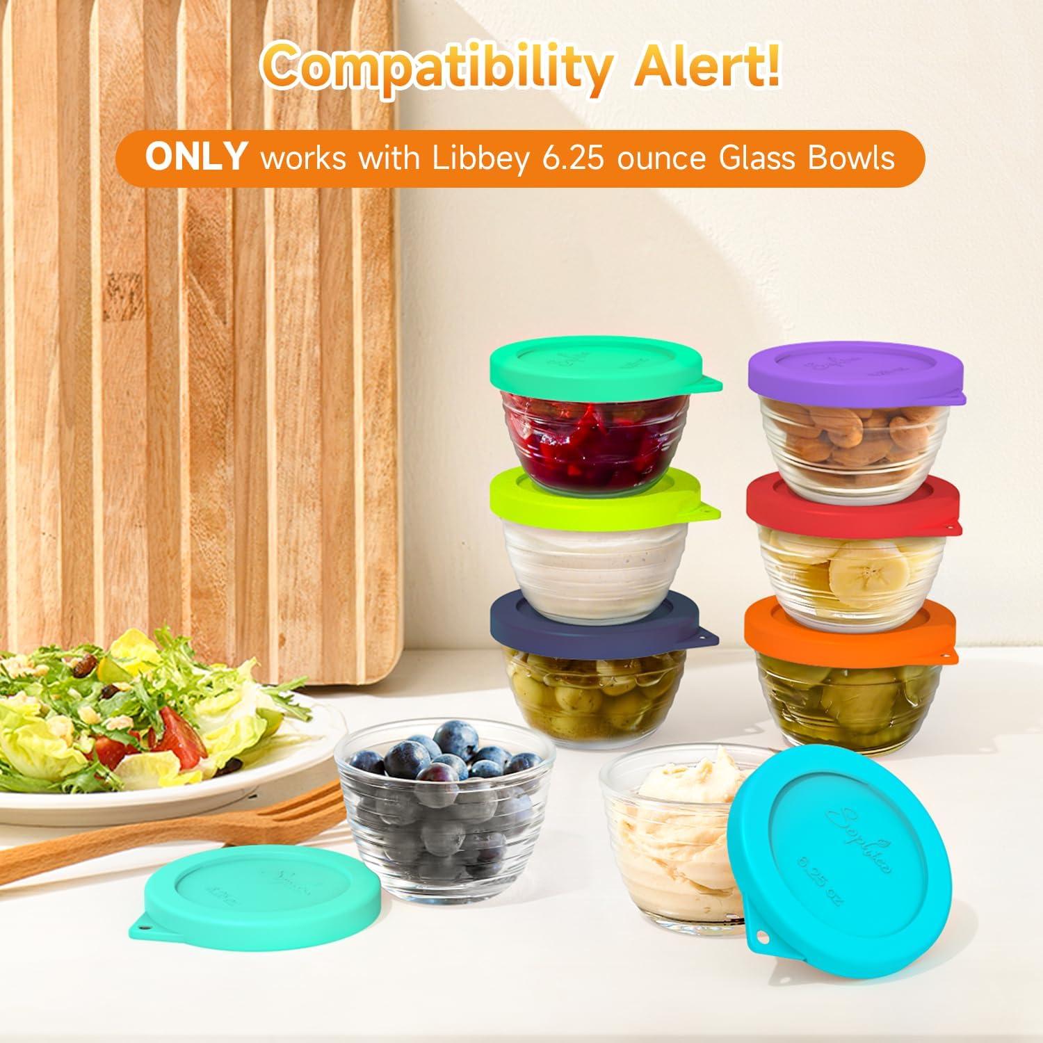 Tapa de Silicona SOPHICO para Cuencos Libbey 6.25 oz - 8 Piezas