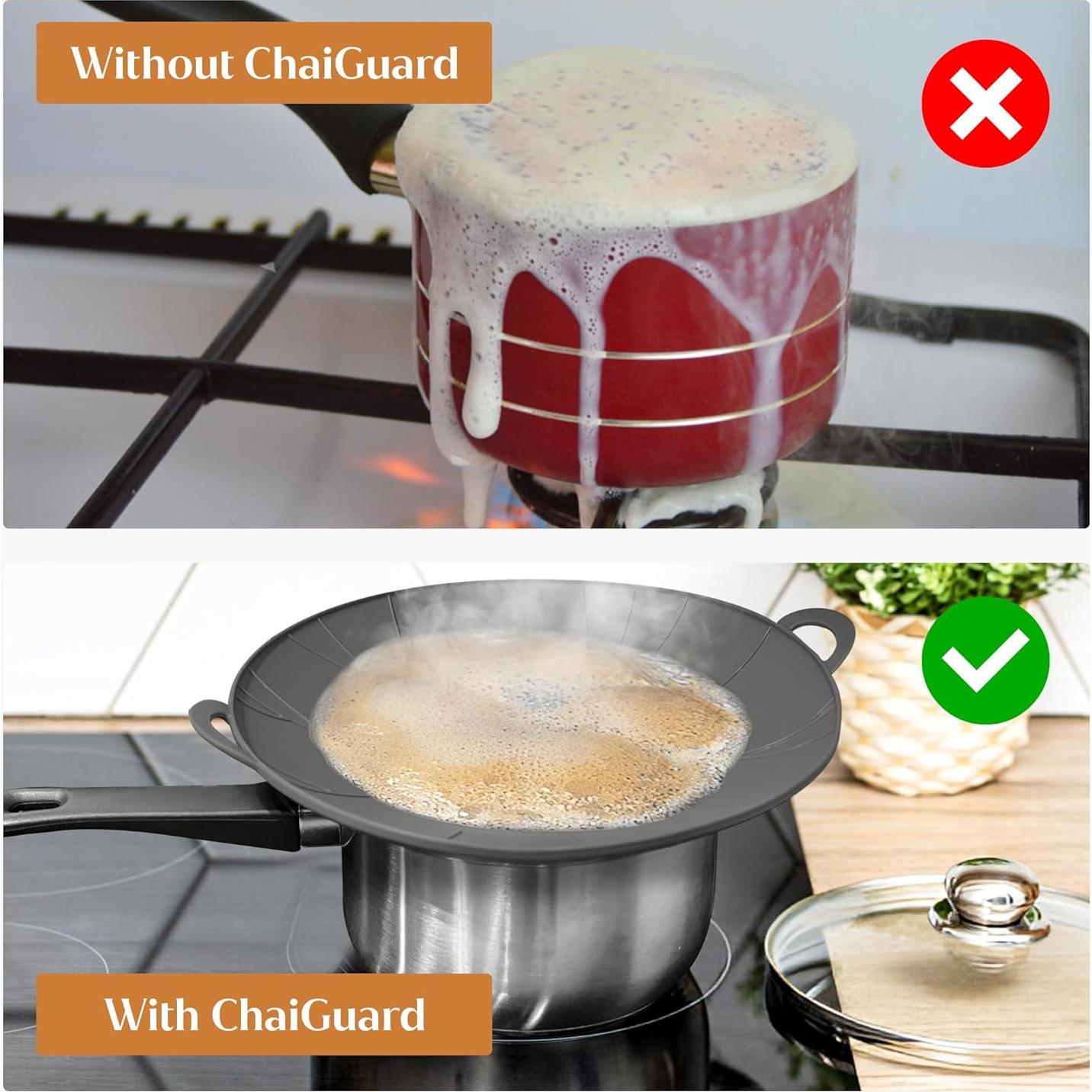 Tapa de Silicona ChaiGuard para Ollas y Sartenes - 28 cm