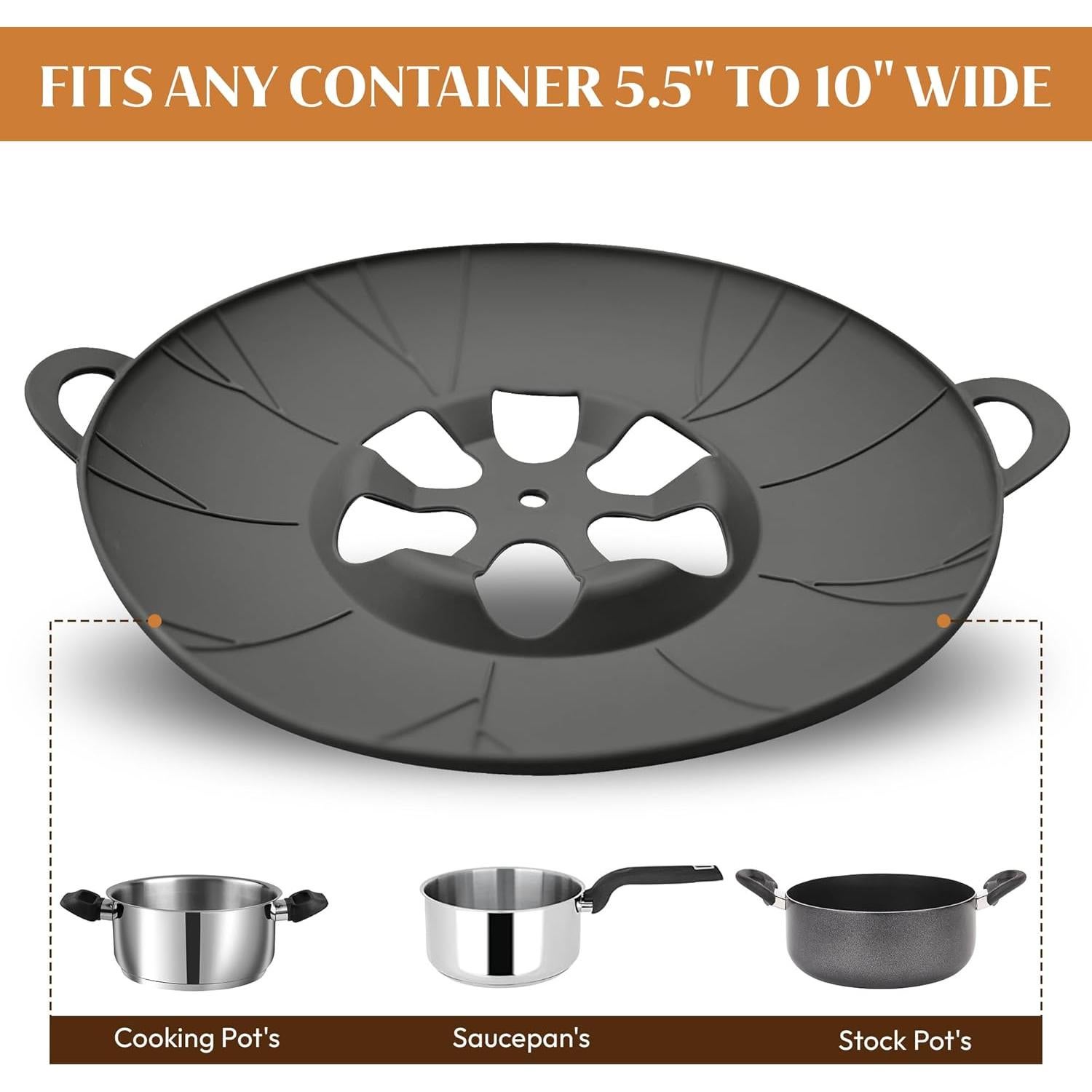 Tapa de Silicona ChaiGuard para Ollas y Sartenes - 28 cm