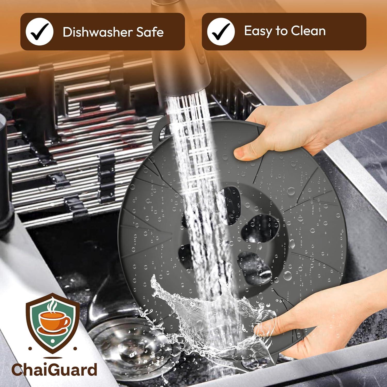 Tapa de Silicona ChaiGuard para Ollas y Sartenes - 28 cm