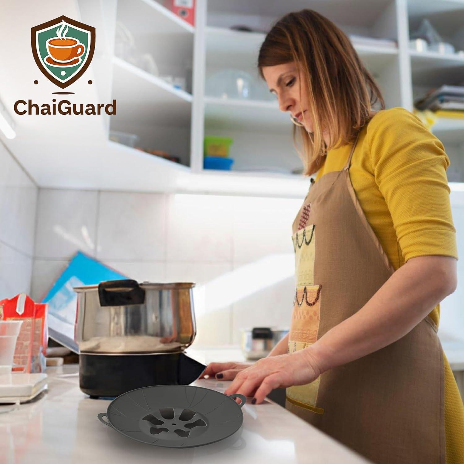 Tapa de Silicona ChaiGuard para Ollas y Sartenes - 28 cm