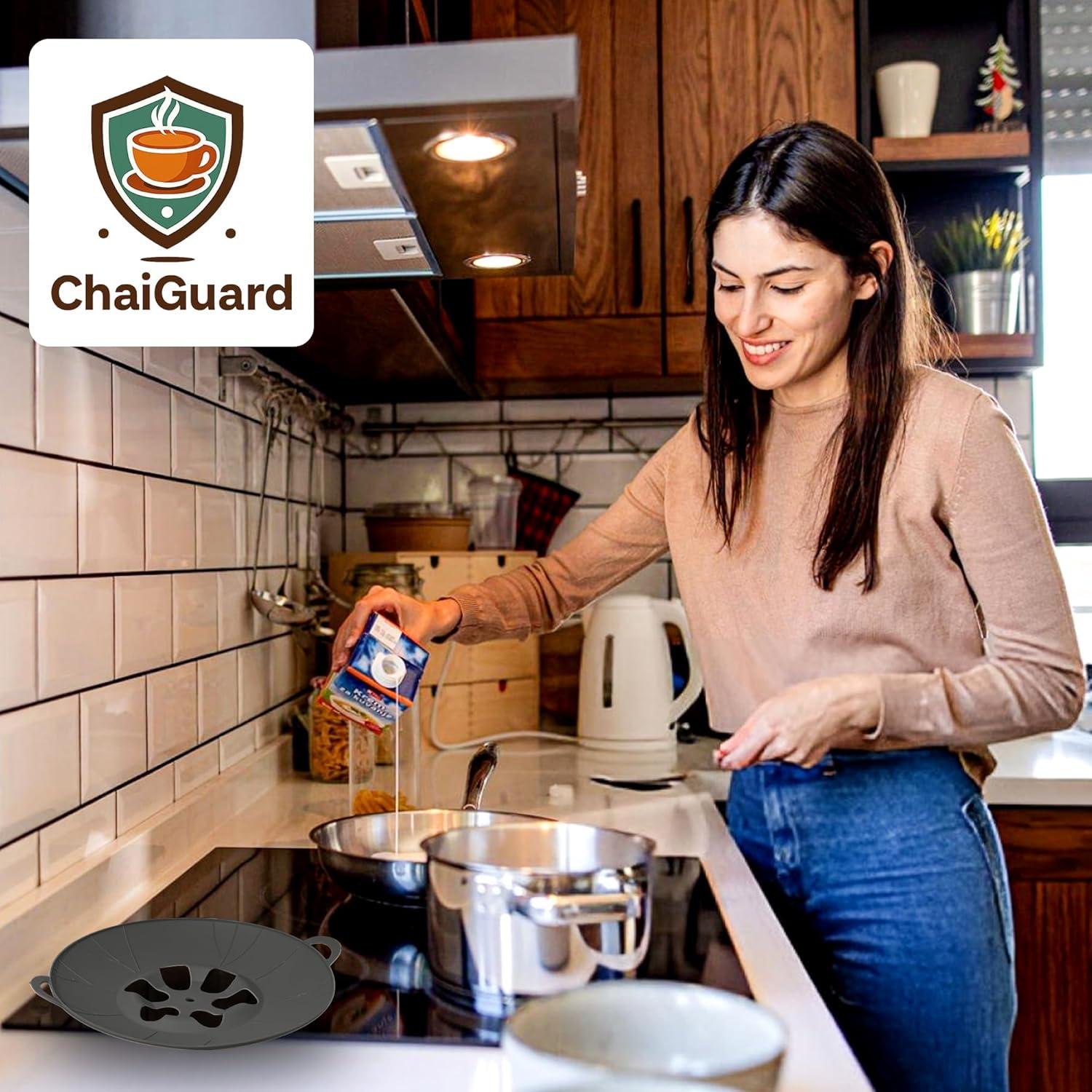 Tapa de Silicona ChaiGuard para Ollas y Sartenes - 28 cm