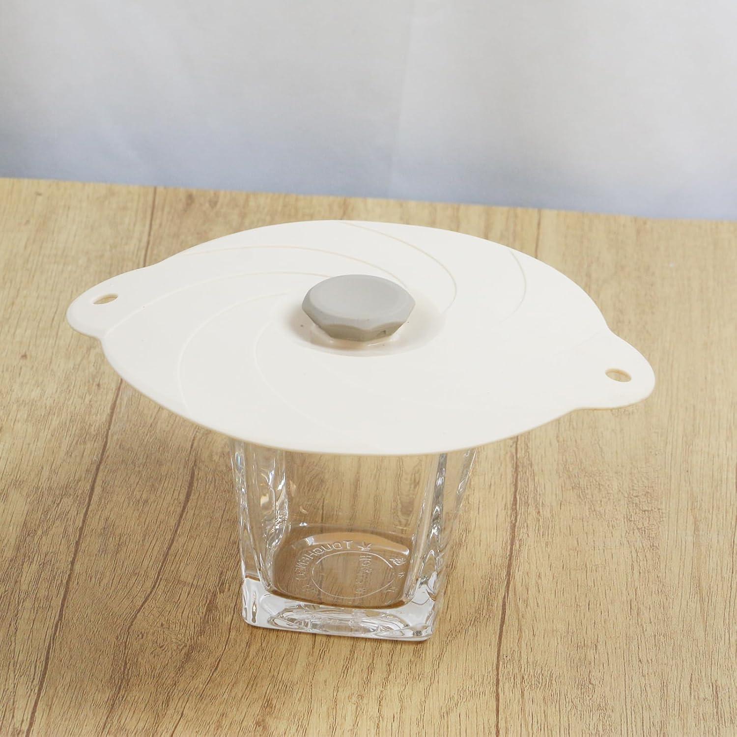 Paquete de 2 tapas de silicona FarBoat 18 cm reutilizables