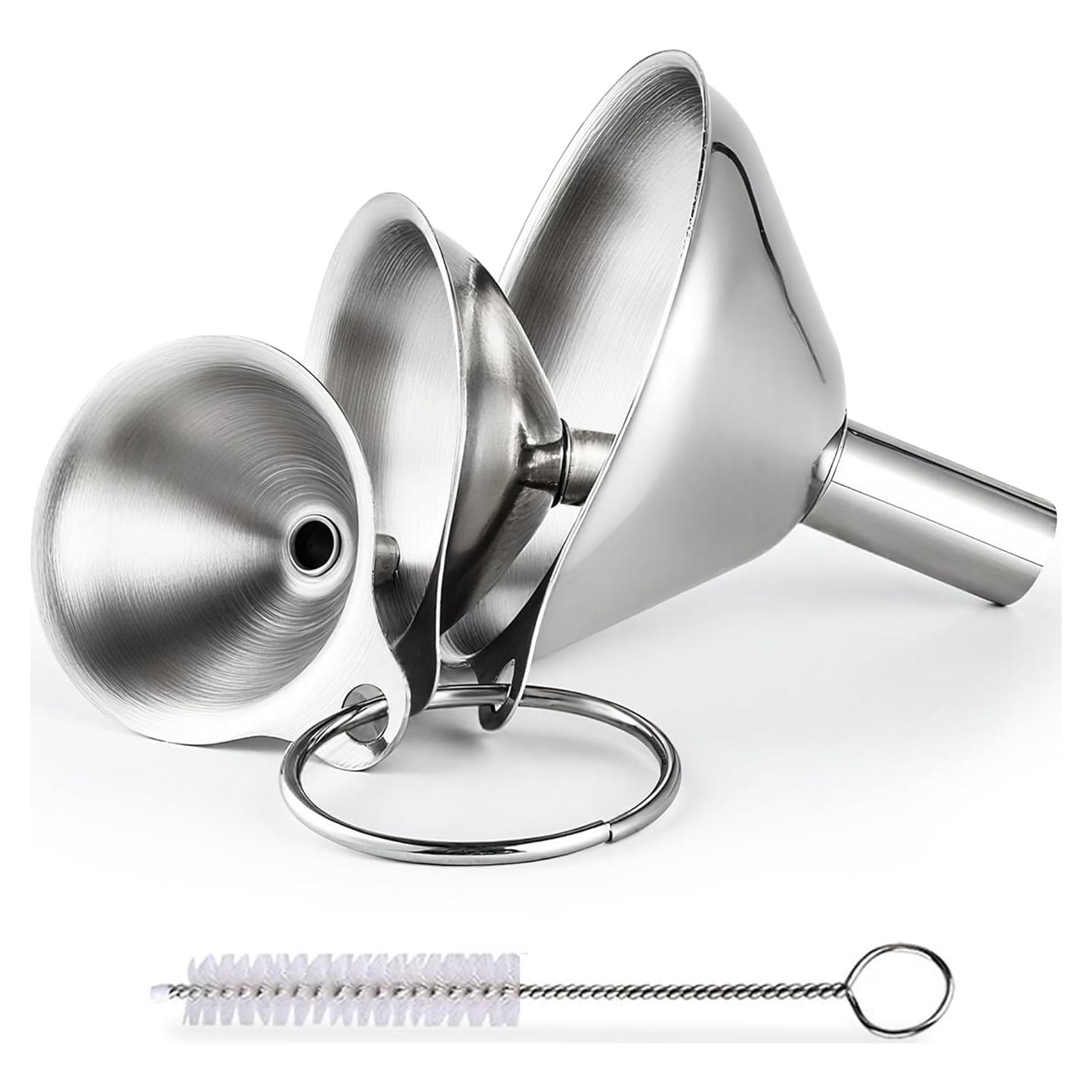 Embudo de Cocina Supercenter Acero Inoxidable Juego de 3