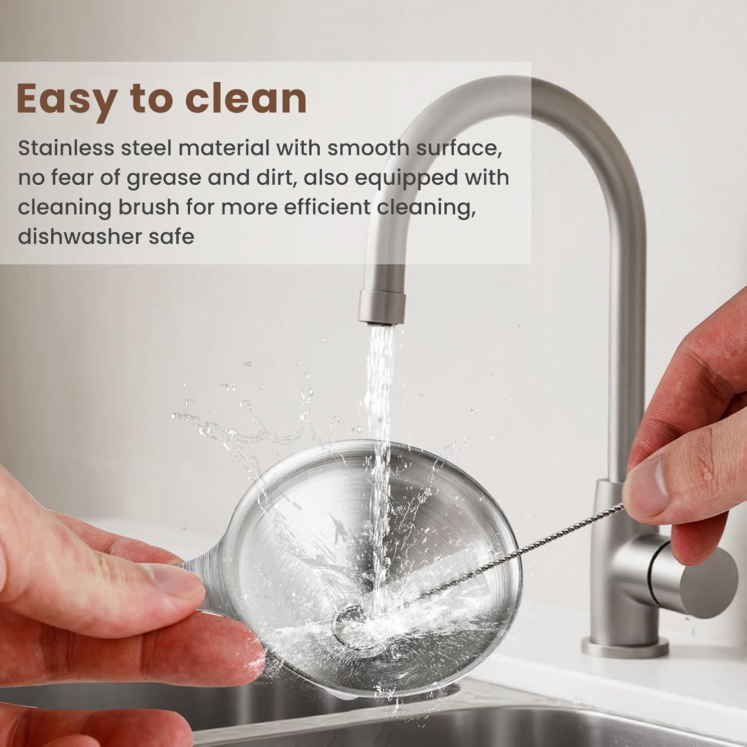 Embudo de Cocina Supercenter Acero Inoxidable Juego de 3