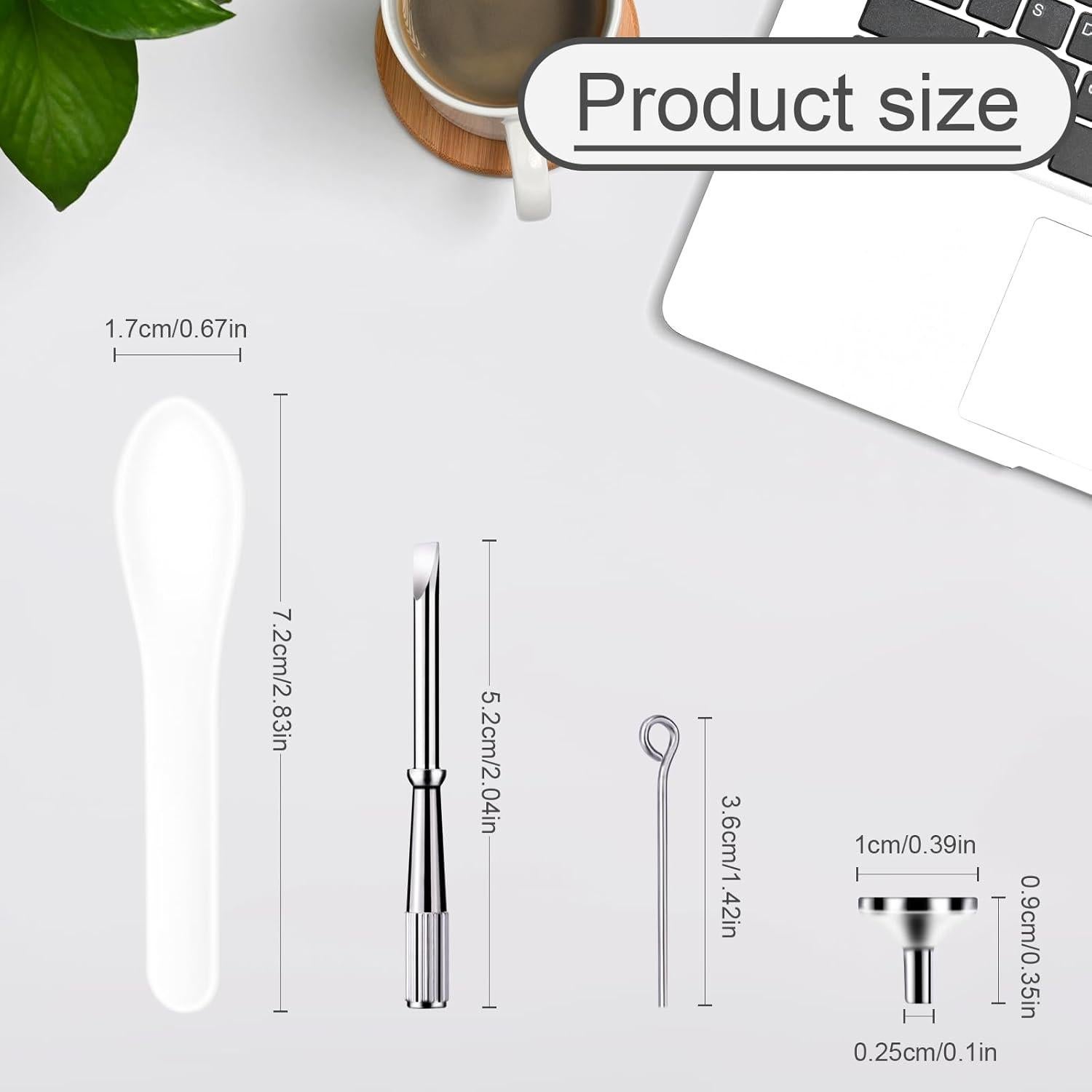 Kit de embudo para cenizas BOXOB Y20184 con cuchara y accesorios